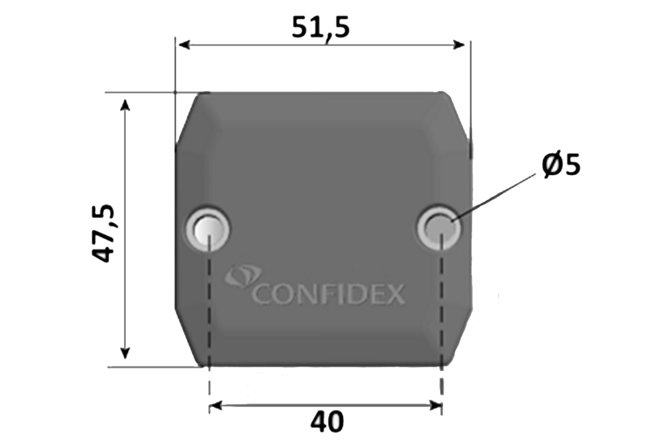 TAG RFID IRONSIDE CLASSIC Confidex |Novosys